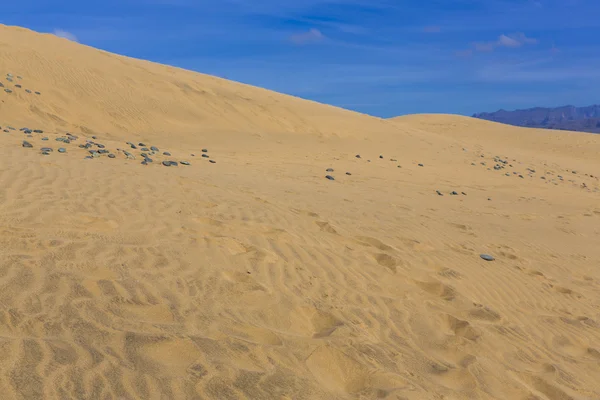 Maspalomas Duna - Pustynia na Wyspach Kanaryjskich Gran Canaria — Zdjęcie stockowe