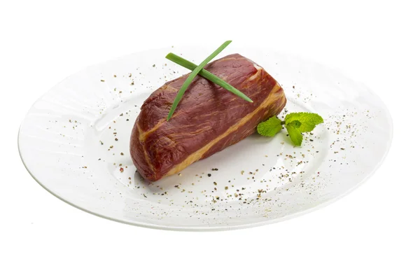 Carne affumicata — Foto Stock