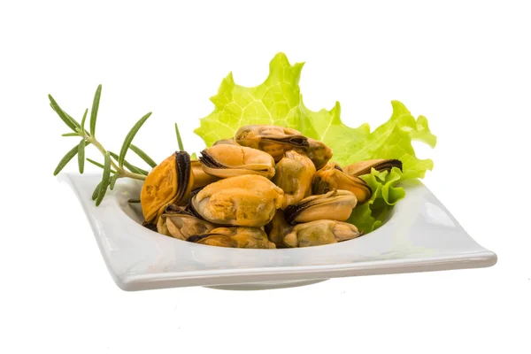 Marinated mussels — Stock Photo, Image
