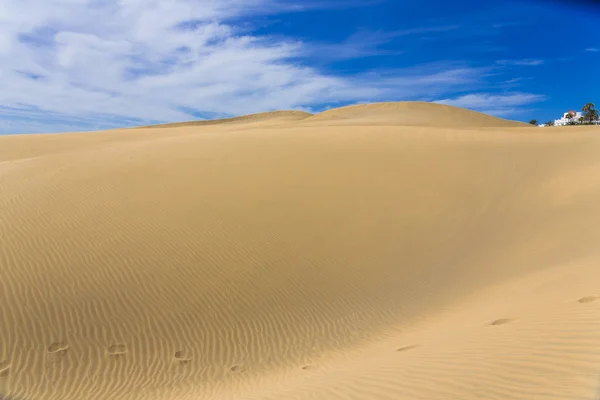 Maspalomas Duna - Deserto na ilha Canária Gran Canaria — Fotografia de Stock