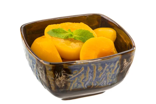 Marinated peaches — Stock Photo, Image