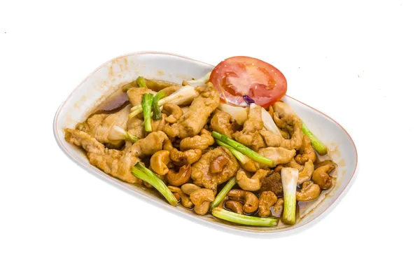 Chicken with cashew — Stock Photo, Image