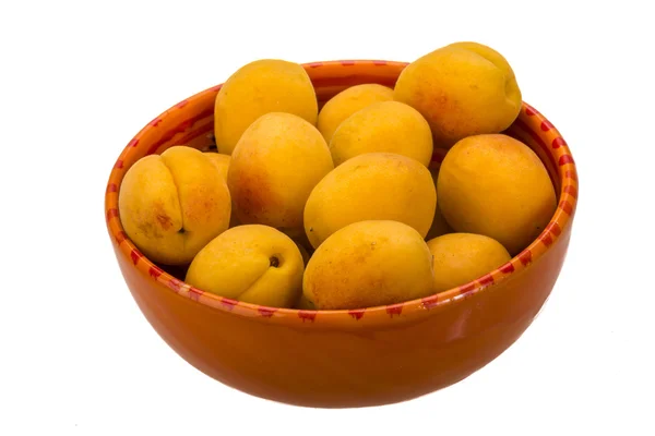 Yellow ripe apricots — Stock Photo, Image