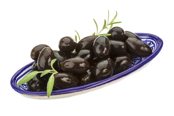 Aceitunas gigantes negras — Foto de Stock