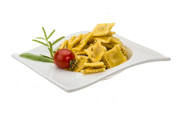 Ravioli with herbs — Stock Photo, Image