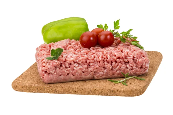 Gefülltes rohes Fleisch — Stockfoto