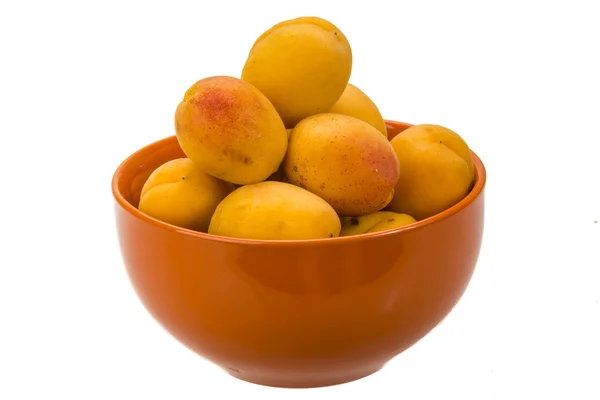 Yellow ripe apricots — Stock Photo, Image