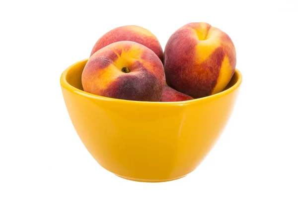 Peaches in the bowl — Stock Photo, Image