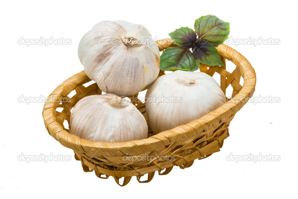 Ripe garlic