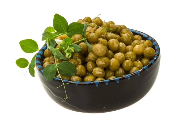 Marinated green peas — Stock Photo, Image