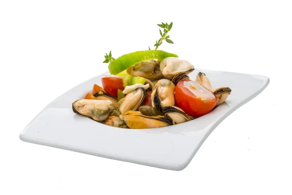 Mussells sallad — Stockfoto