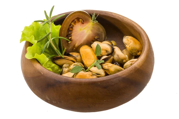 Marinated mussels — Stock Photo, Image