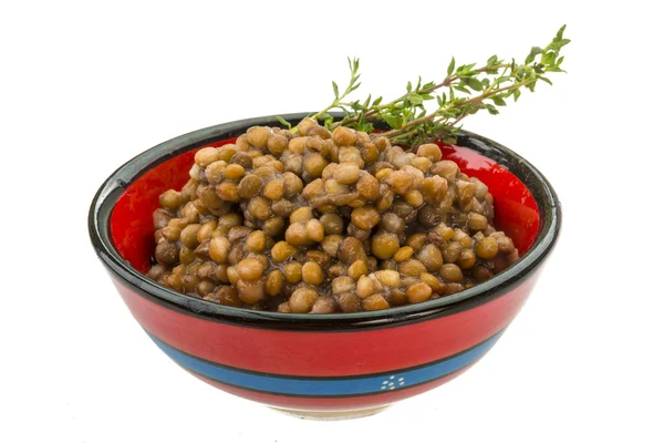 Backed lentils — Stock Photo, Image
