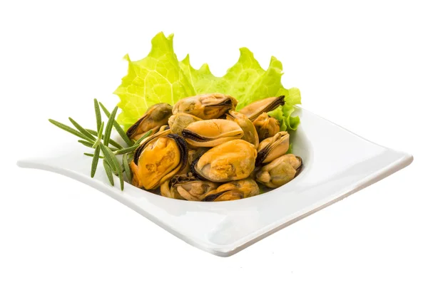 Marinated mussels — Stock Photo, Image