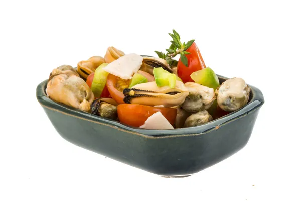 Insalata di cozze — Foto Stock