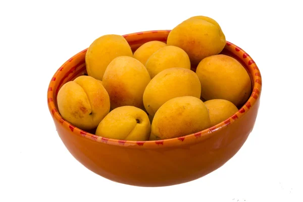 Žlutá zralé meruňky — Stock fotografie
