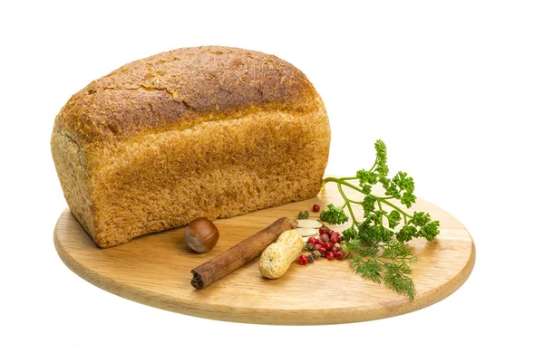 Chleb z natką pietruszki i orzechów — Zdjęcie stockowe