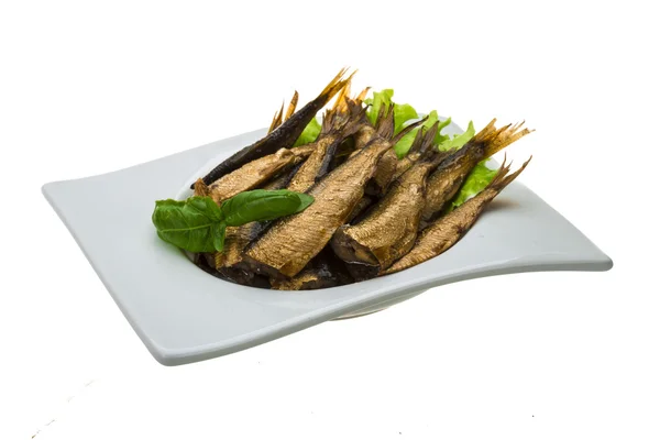 Tinned sprat — Stock Image Tinned sprat Stock Photo