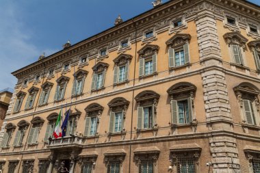 Roma, İtalya. eski şehrin tipik mimari detaylar