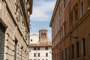 Roma, İtalya. eski şehrin tipik mimari detaylar