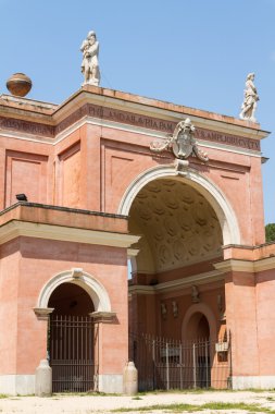 Roma, İtalya. eski şehrin tipik mimari detaylar