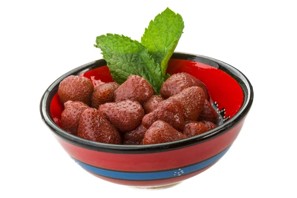 腌制的草莓 — 图库照片