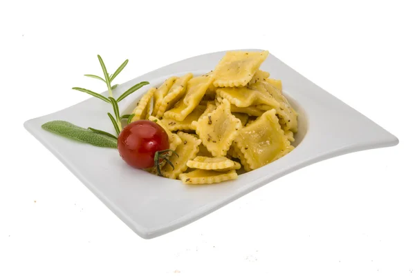 Ravioli met kruiden — Stockfoto