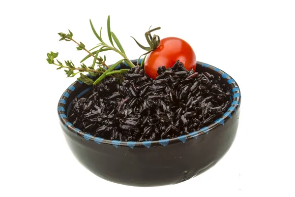 Siyah haşlanmış pirinç — Stok fotoğraf