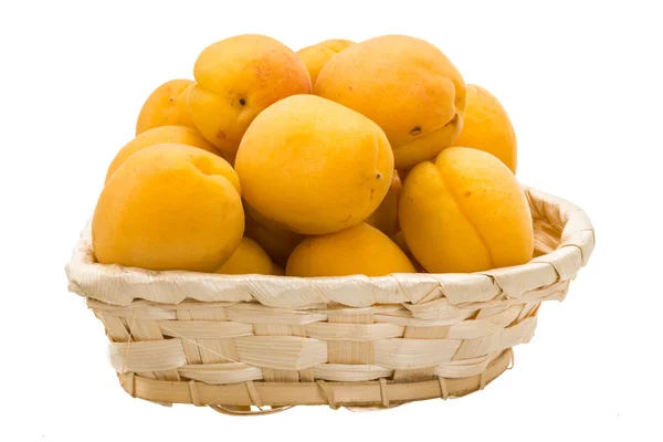 Yellow bright apricots — Stock Photo, Image