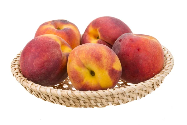 Bright ripe peaches — Stock Photo, Image
