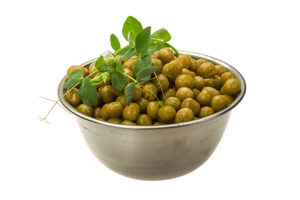 Marinated green peas — Stock Photo, Image