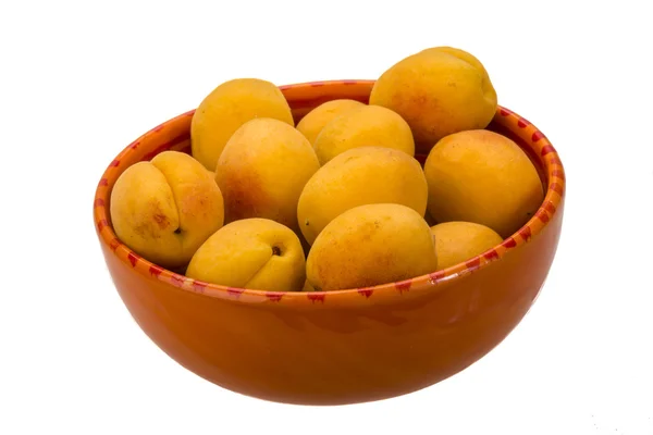 Yellow ripe apricots — Stock Photo, Image