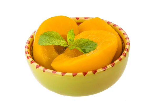 腌的桃子 — 图库照片