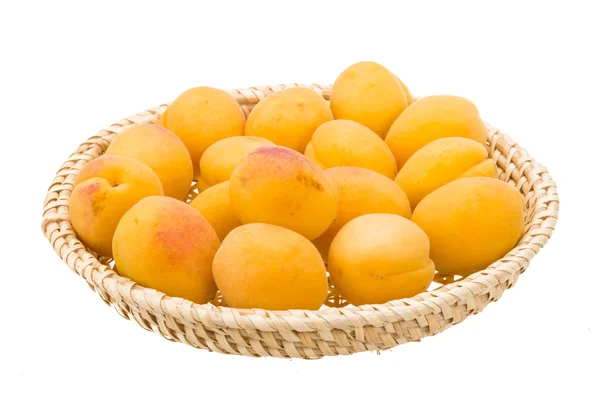 Žlutá zralé meruňky — Stock fotografie