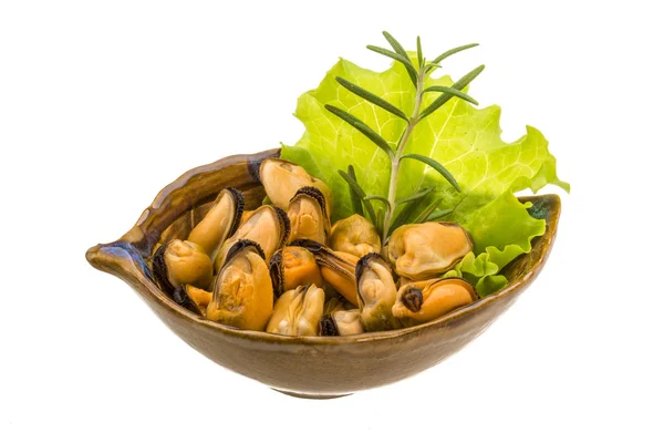 Marinated mussels — Stock Photo, Image