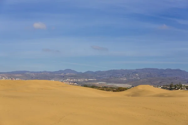 Maspalomas Duna - Deserto na ilha Canária Gran Canaria — Fotografia de Stock