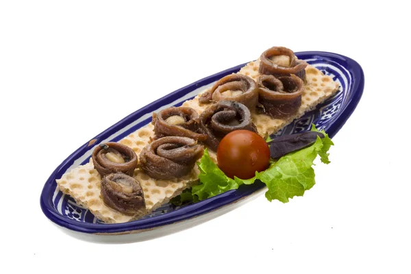 Snack de anchoa —  Fotos de Stock