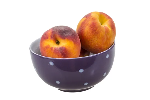 Bright ripe peaches — Stock Photo, Image