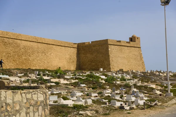 Alte fortess ruine in mahdia tunis — Stockfoto