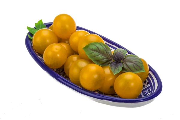 Tomate amarillo cereza — Foto de Stock