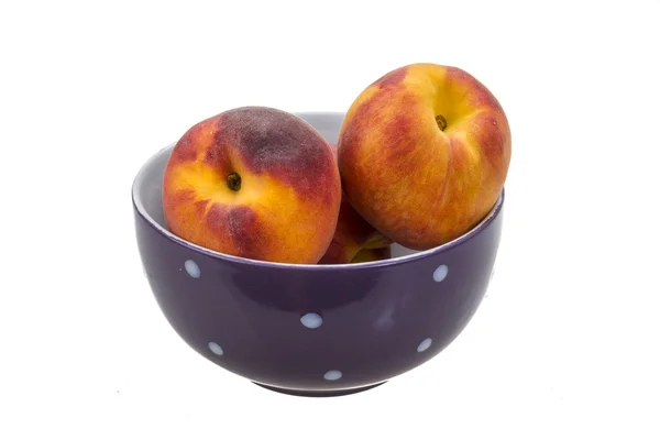 Bright ripe peaches — Stock Photo, Image