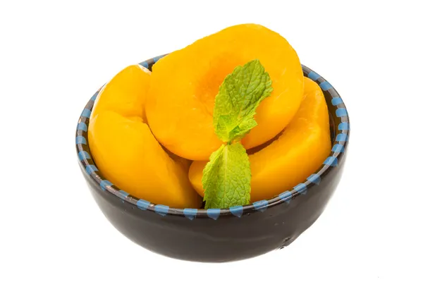 腌的桃子 — 图库照片