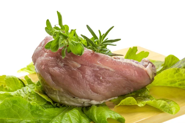 Rohes Schweinefleisch — Stockfoto