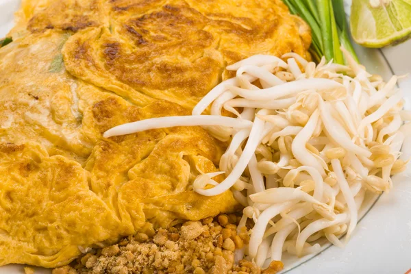 Thaise omelet met garnalen — Stockfoto