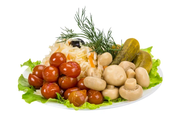 Marinated vegetables — Stock Photo, Image