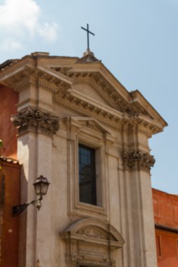 Roma, İtalya. eski şehrin tipik mimari detaylar