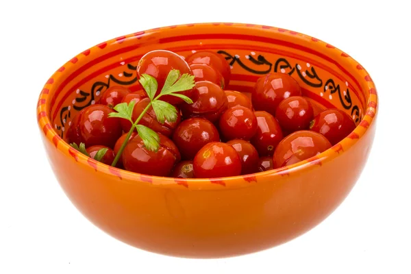 Marinated cherry tomato — Stock Photo, Image