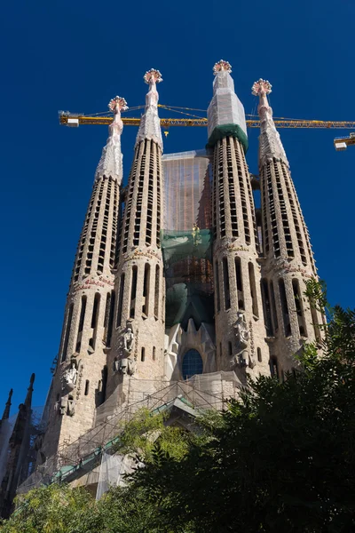 BARCELONA SPAIN - OCTOBER 28: La Sagrada Familia — Stock Photo, Image