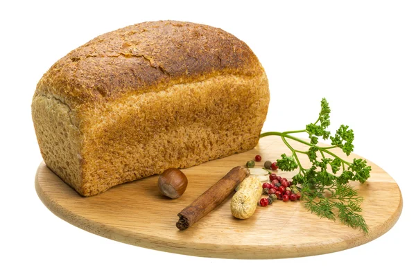 Bread with parsley and nuts — Stock Photo, Image