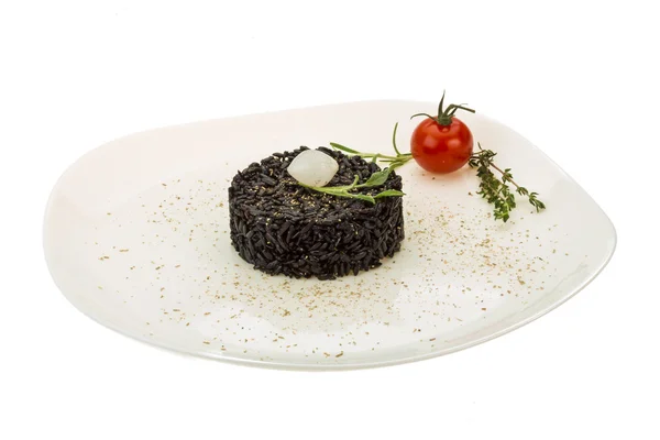 Arroz cocido negro —  Fotos de Stock